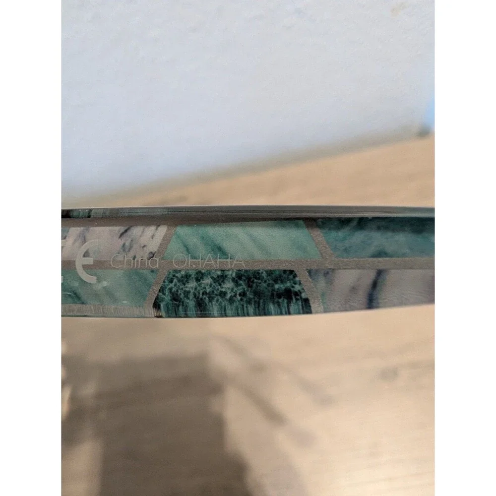 Peepers Enter Stage Left Clear Blue Pattern Eyeglass Frames